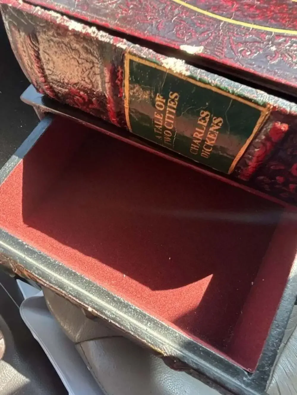 Decorative Book Storage Box Secret Book Safe Drawer Stash